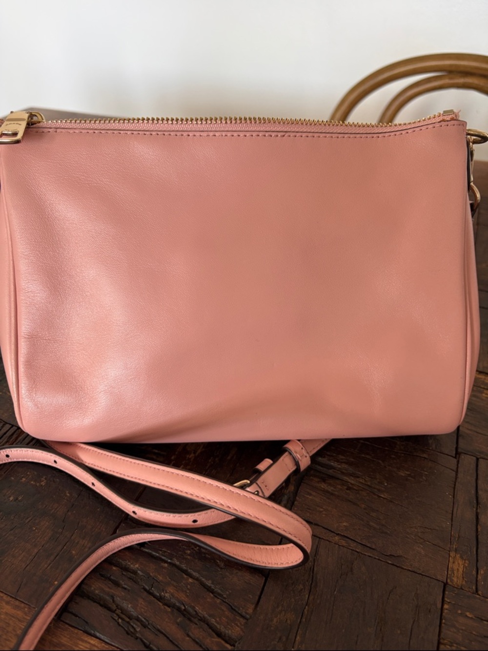 COACH Blush Pink Leather Crossbody with Gold Hardware - Picture 6 of 6